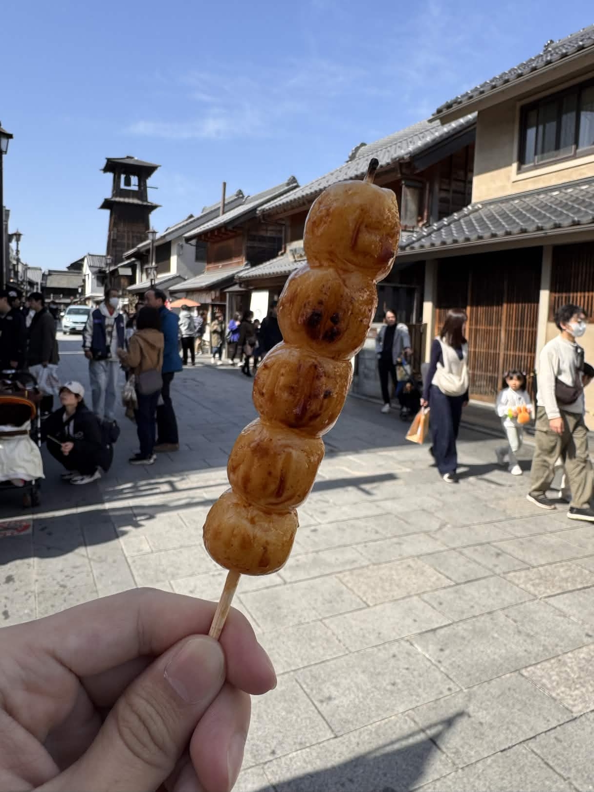 醤油だんごの写真。